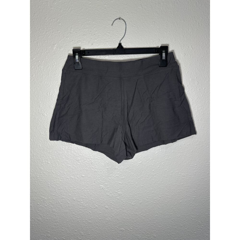 Lunya Gray Ribbed Texture Shorts XS New with Tag
